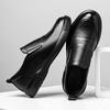 Men's Shoes 2025 Summer Breathable Soft Sole One Pedal British Casual Leather Shoes Men 2025