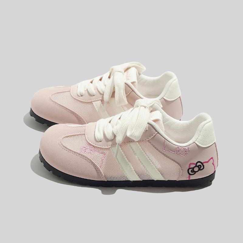 Belle Thin Baseplate Shoes Flat-soled German Training Shoes Lightweight Soft Sole Round Head Casual Shoes
