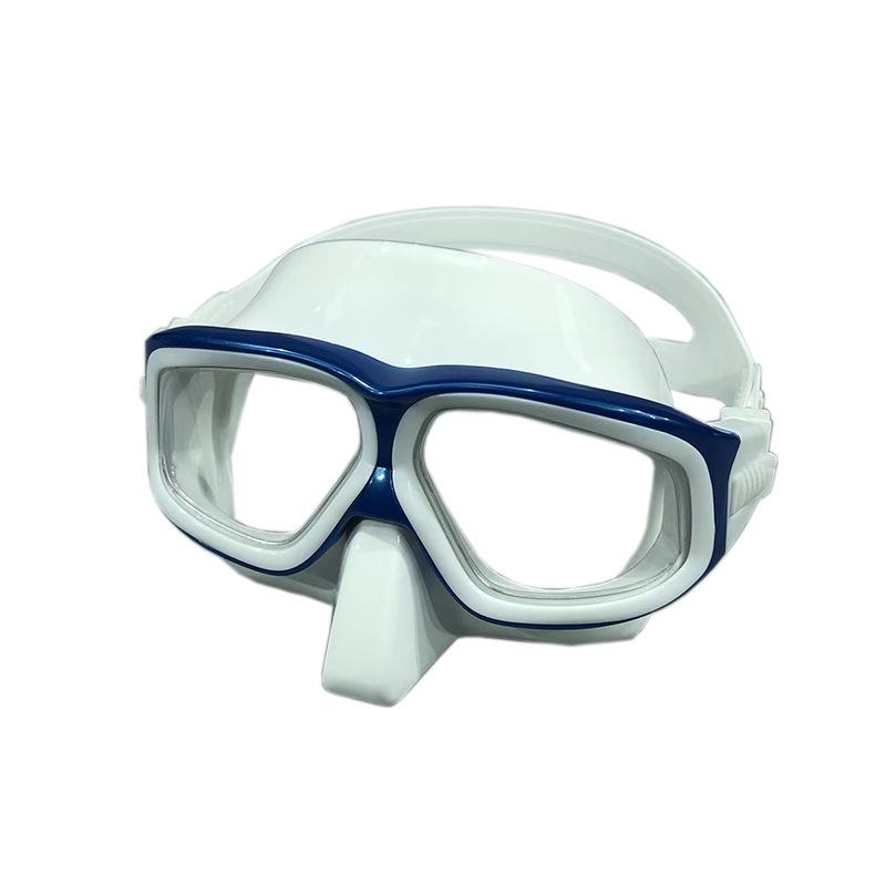 Free Anti-fog Diving Goggles Transparent Silicone Snorkeling Mask