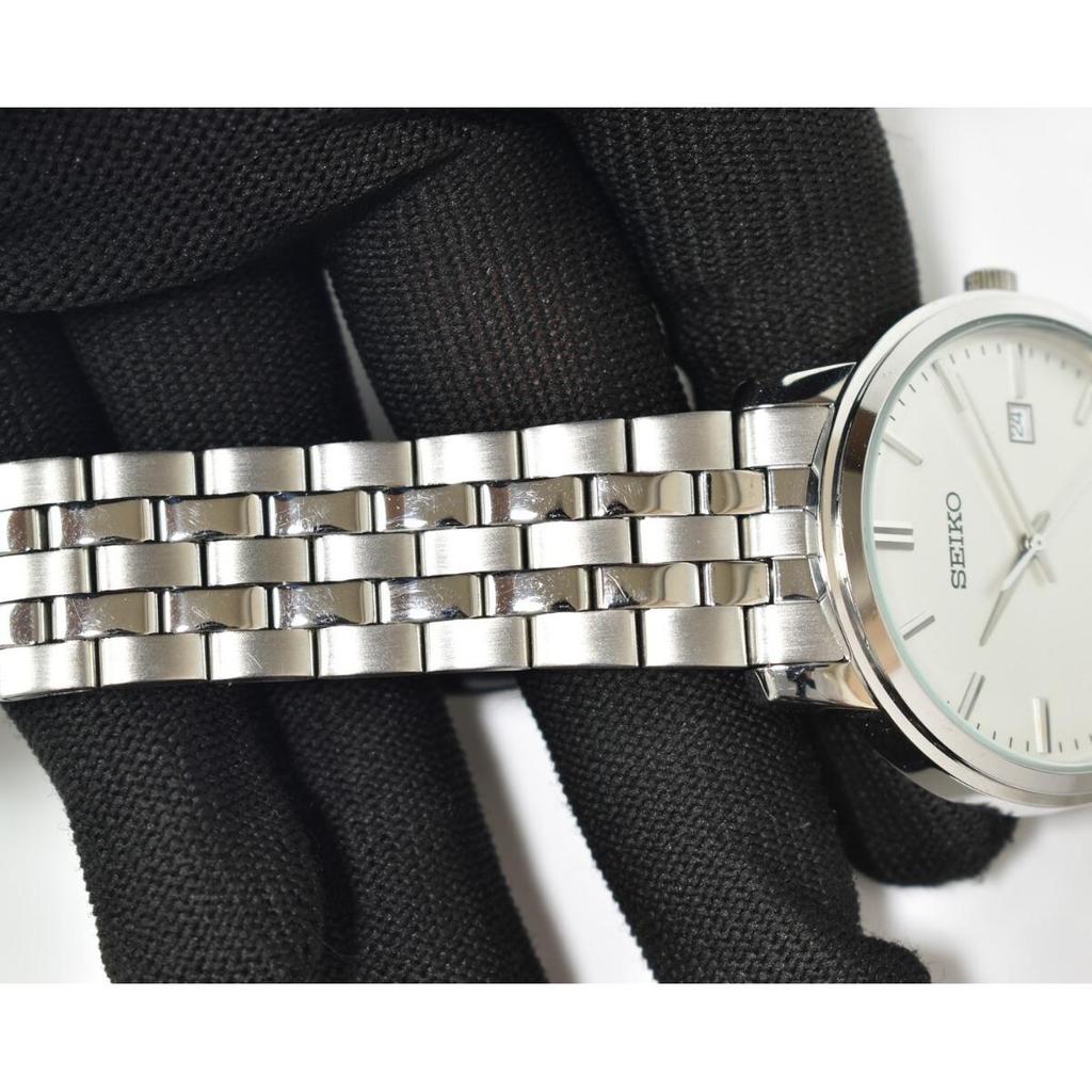 Used Used Item, Battery Replaced, Seiko SEIKO Men's Watch, Quartz, Silver Dial, Stainless Steel Band, Metal Band, Analog, Three-hand, 6N42-00N0