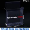 5/10 Pcs 360° Clear View Plastic Protective Cases Display Case Protectors for English Booster Box