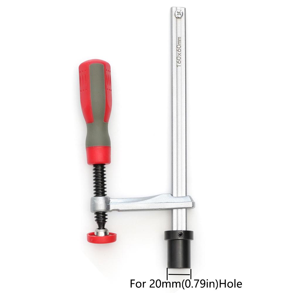 1 pz Morsetto a Leva Rapida da Banco per Lavorazione del Legno Clip da Tavolo Morsetto a Vite Manuale Per Banchi da Lavoro 19/20MM Foro Strumento
