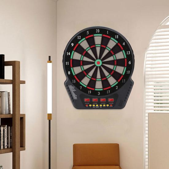 Electronic Dart Board with LCD Displays Lower Bounce Rate Compact Design Battery Powered Digital Soft Tip Dartboard Set