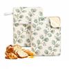1pc Beeswax Coated Beeswax Bread Bags Organic Linen Food Storage Bags Sourdough Bread Bags  Homemade