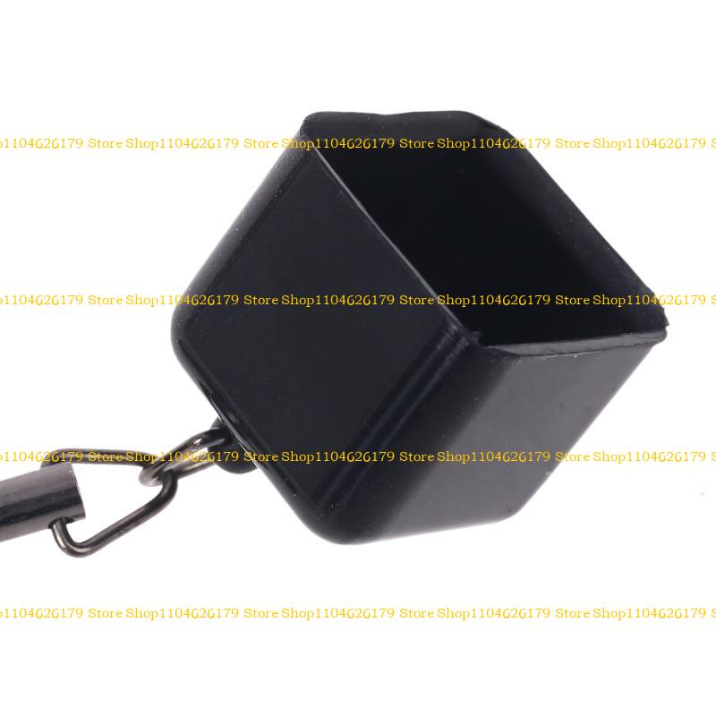 A1A2 Tragbarer Einziehbarer Billard Snooker Pool Queue Kreidehalter Zeichenschlüssel Kette