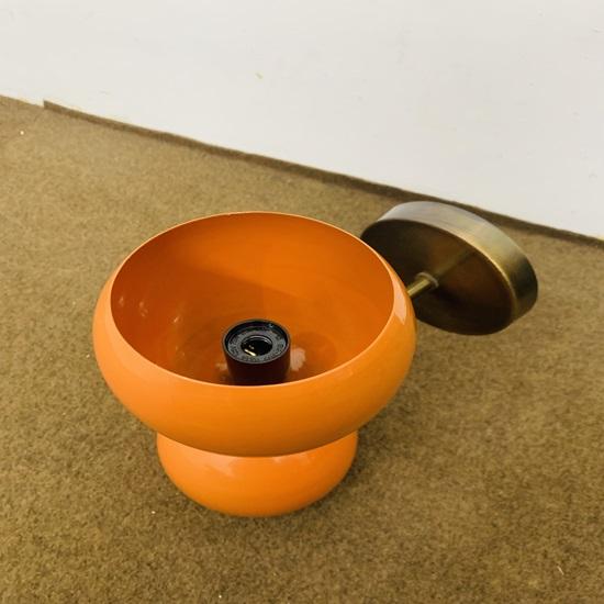 Kinkiet ścienny Diabolo Metal i mosiądz Styl Stilnovo Mosiężna oprawa ścienna Oświetlenie toaletki Oświetlenie sypialni