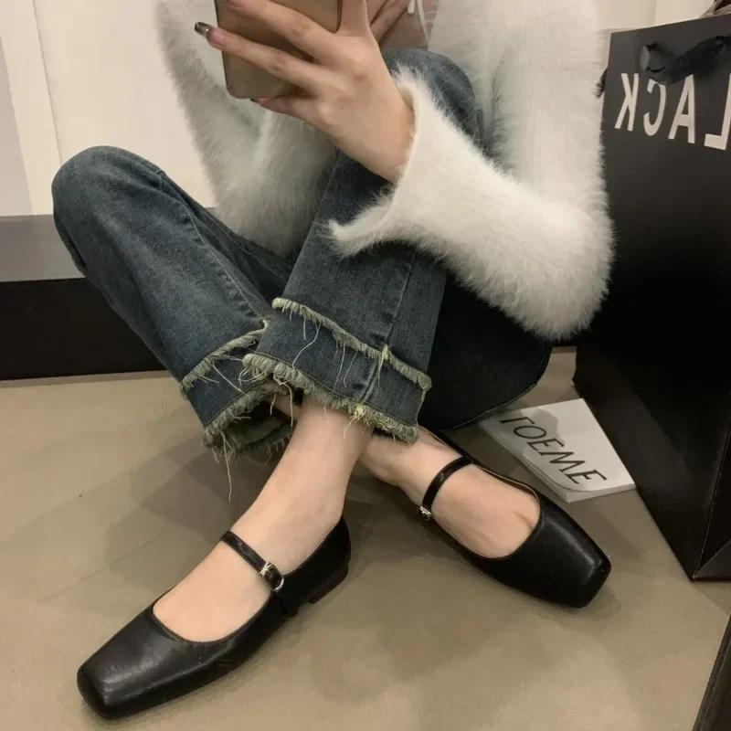 2025 Spring Single Shoes Fashion Shallow Slip On Women Flat Shoes Ladies Casual Outdoor Ballerina Shoe flats shoes