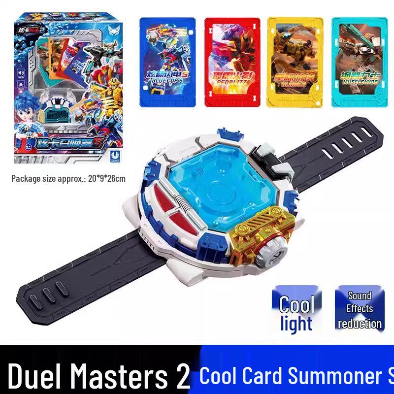

Season 2 Boys Spin Warrior Flash Card Toys - Warrior, Fighter, Summoner & Watch Set