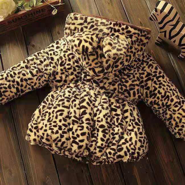 velvet leopard coat