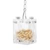 Acrylic  Feeder, Transparent High Temperature Proof Puzzle Food Basket with Different Shapes Lattices for Birds  Hamster