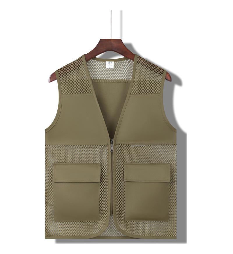 Custom Mesh Breathable Volunteer Vest with Logo for Events and Workwear