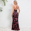 Women Floral Beach Vacation Bodycon Streetwear Maxi Dress Summer Clothes Fishtail Skirt