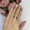 Silver Ring with Ceramics (2107125)