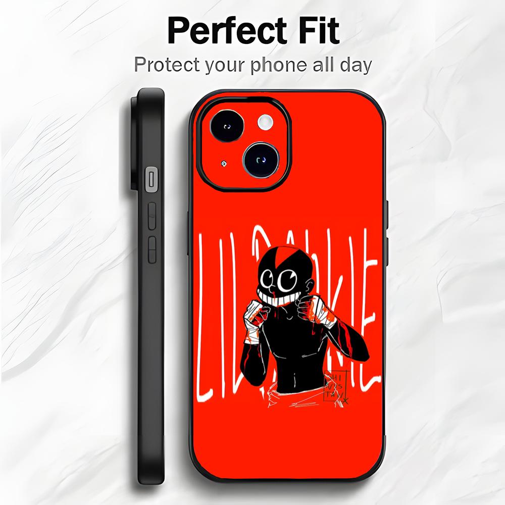 

Unique Rap Art L-Lil Darkie Phone Case Phone Case Soft Packaging Lightweight For iPhone17 16 15 14 13ProMax iphone12promax