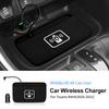 For Toyota RAV4 2019 2020-2025 Car Wireless Charger Pad Fast Charging Center Console Organizer Interior Modification Accessories