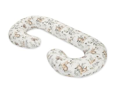Pregnancy Pillow Type C Removable Cover Pillow for Pregnant Women, for Feeding - Woodland Olive
