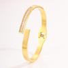 Titanium Steel Non-fading  Women's Light Luxury Personalized Design Gold  Fashion Trend Jingle 