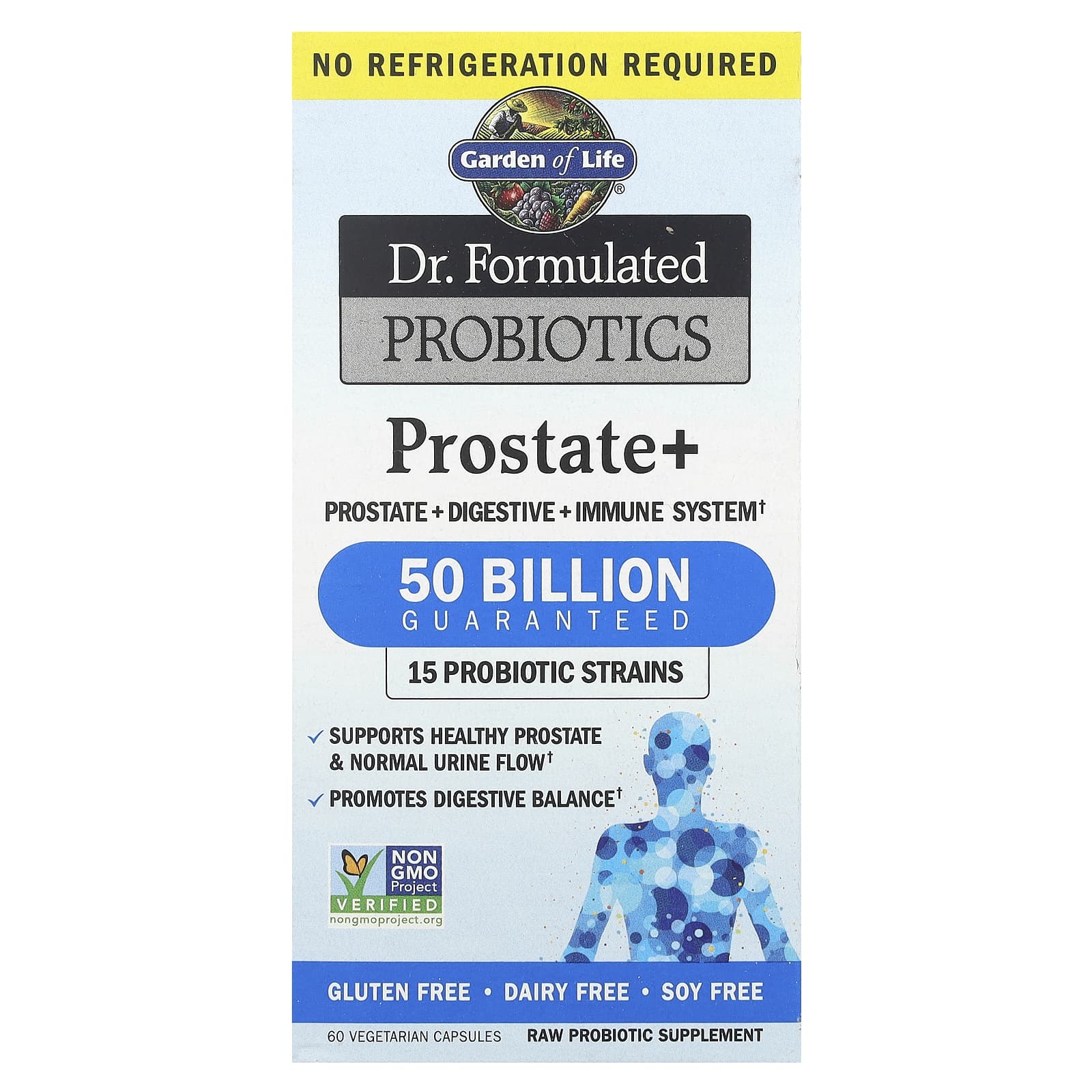 

Doctor Formulated Probiotics, Prostate+, 60 Veggie Caps
