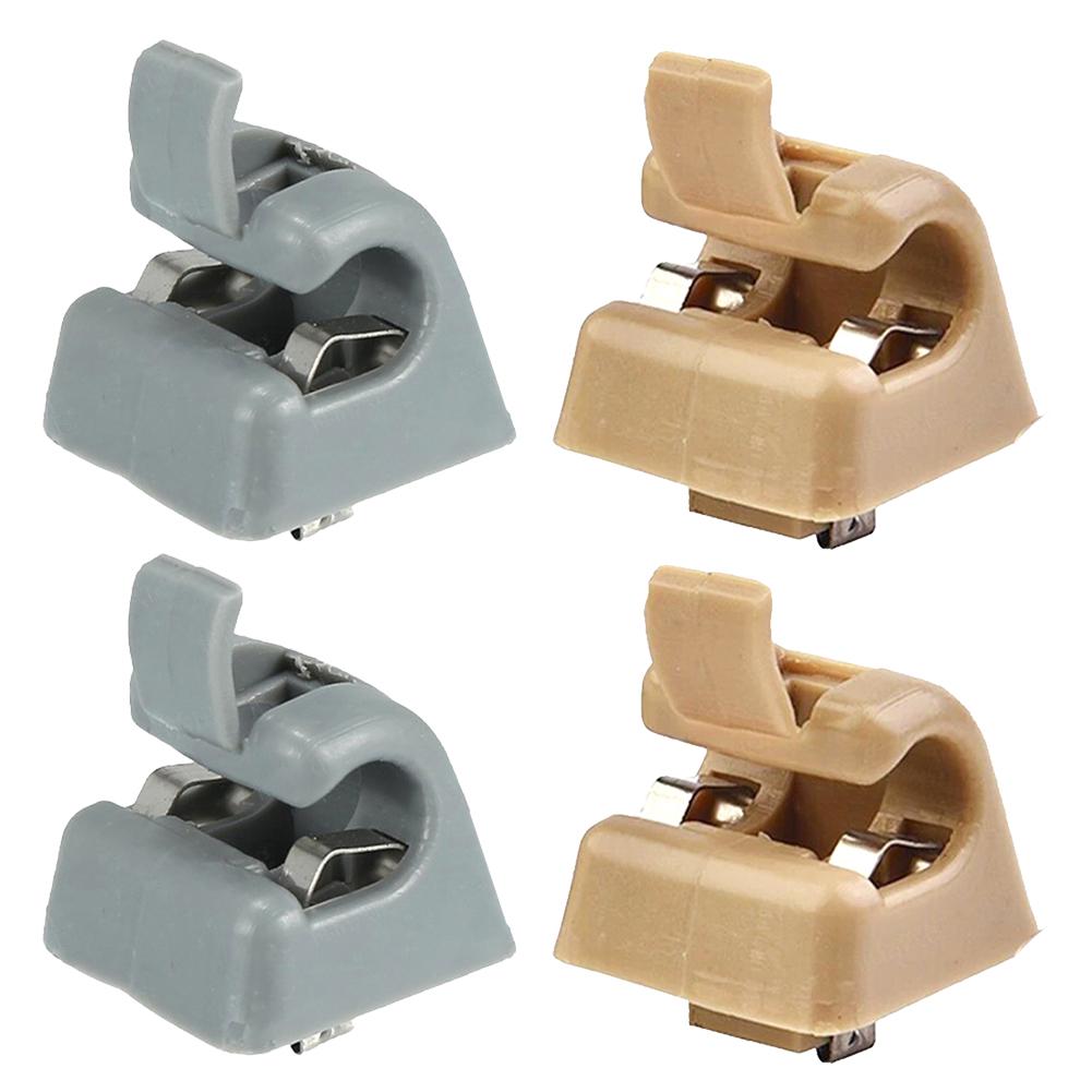 Beige, 2x Sonnenblenden-Clips für W201 190 Klasse 1982-1993