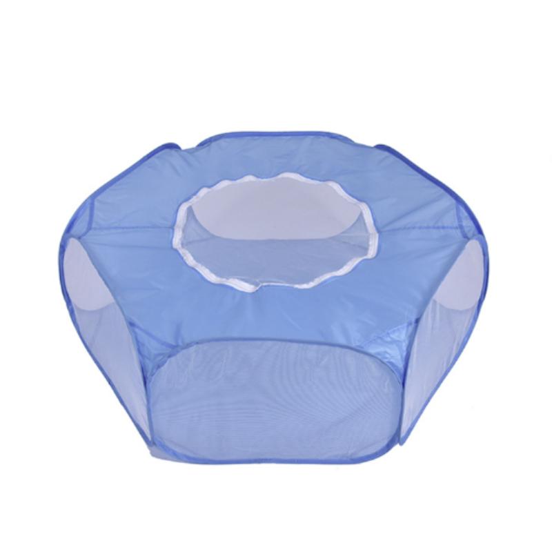 Portable Small Pet Cage Transparent Hedgehog Cage Tent Pet Playpen Open Folding Yard Fence For Dog Hamster Rabbit Guinea Pig