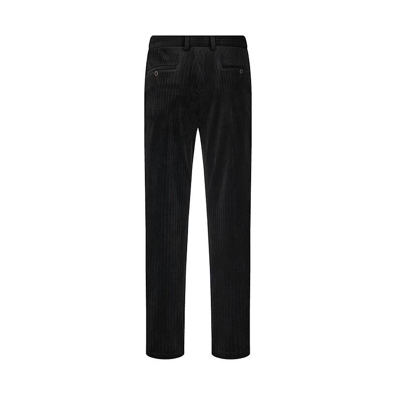 Septwolves Men's Velvet Casual Straight-Leg Trousers