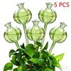 5 Automatic Watering Devices for Plants, Plastic Watering Balls with Automatic Watering Spikes, Cute Shaped Decorations