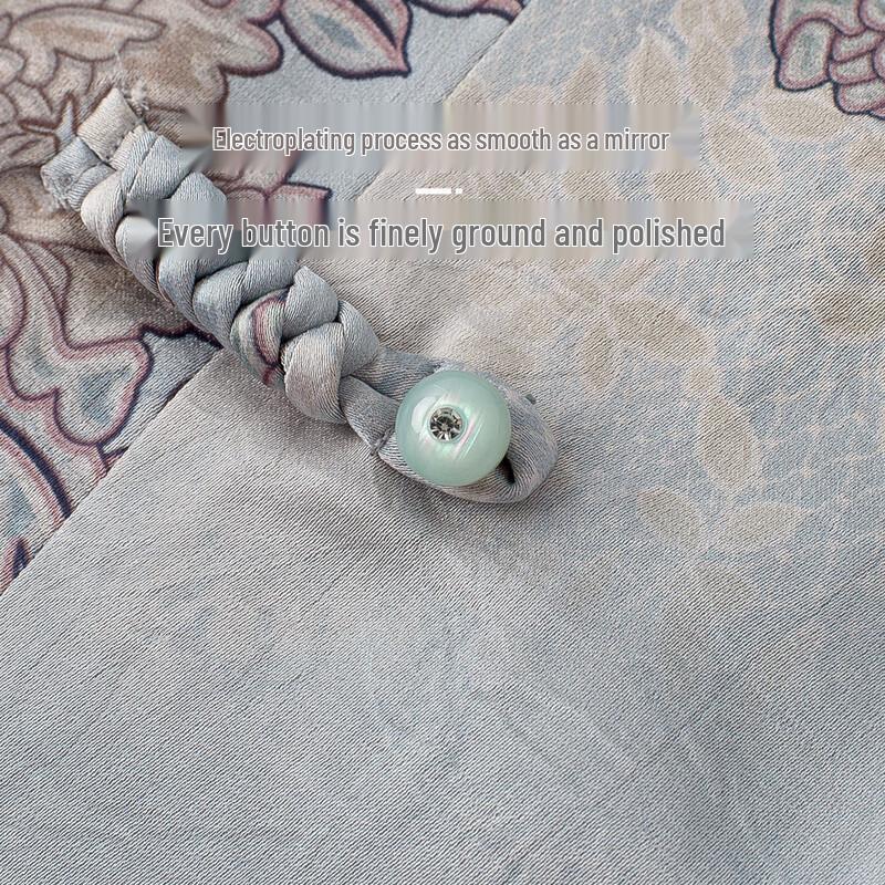 Yuzhaolin Damen Sommer Oberteil im chinesischen Stil, atmungsaktiv