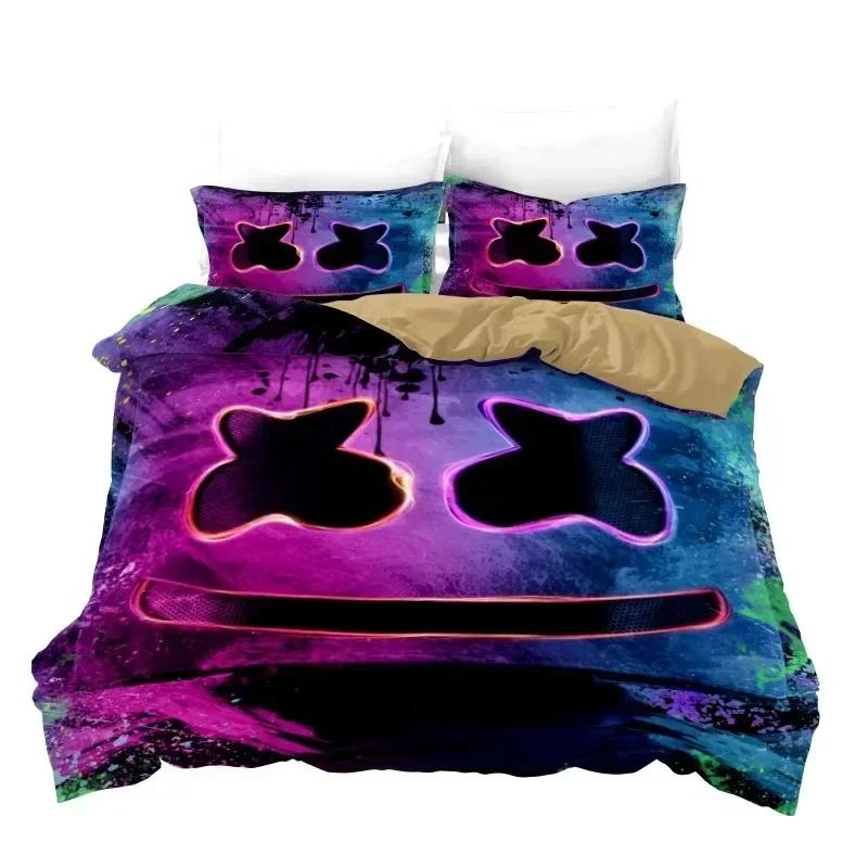 New Single-Sided Printed Series Dj Digital Printing Duvet Cover Bedding Set Comfortable Breathable Sheet Comforter Bed Set