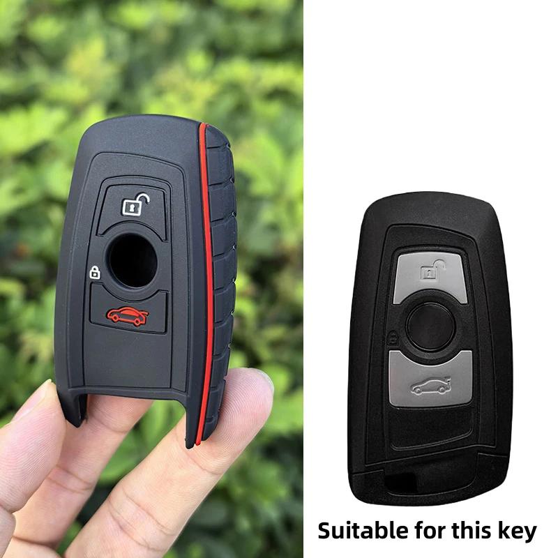 New silicone key fob cover case protect skin hood for BMW F10 F20 F30 Z4 X1 X3 X4 M1 M2 M3 E90 1 2 3 5 7 SERIES Remote keyless