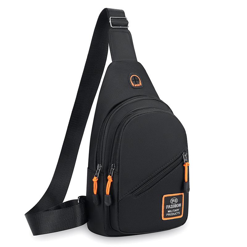 

Мужская нагрудная сумка для отдыха, спорта, путешествий, на плечо, простая модная корейская мужская легкая нагрудная сумка-кроссбоди, маленький рюкзак
