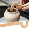 Wood Clay Sculpting & Carving Tools Kit - Ergonomic Smooth Edge Trimming Wand, Comfort Grip for Pottery Studio Classroom Craft
