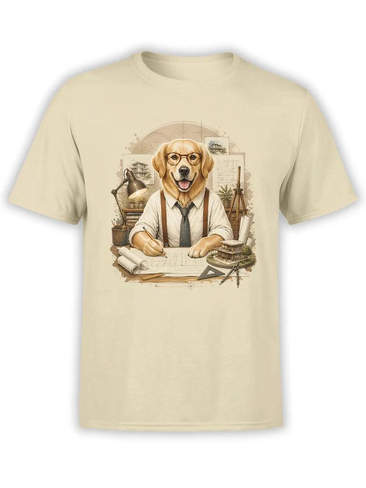 Golden Architect Golden Retriever Tshirt Unisex S