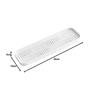 SwPotato ZYVAHEHP Kitchen Drainer Tray, White, Drainage Rack, Tray Drainer, Cup Holder Stand, 30 X 10 X 3 Cm