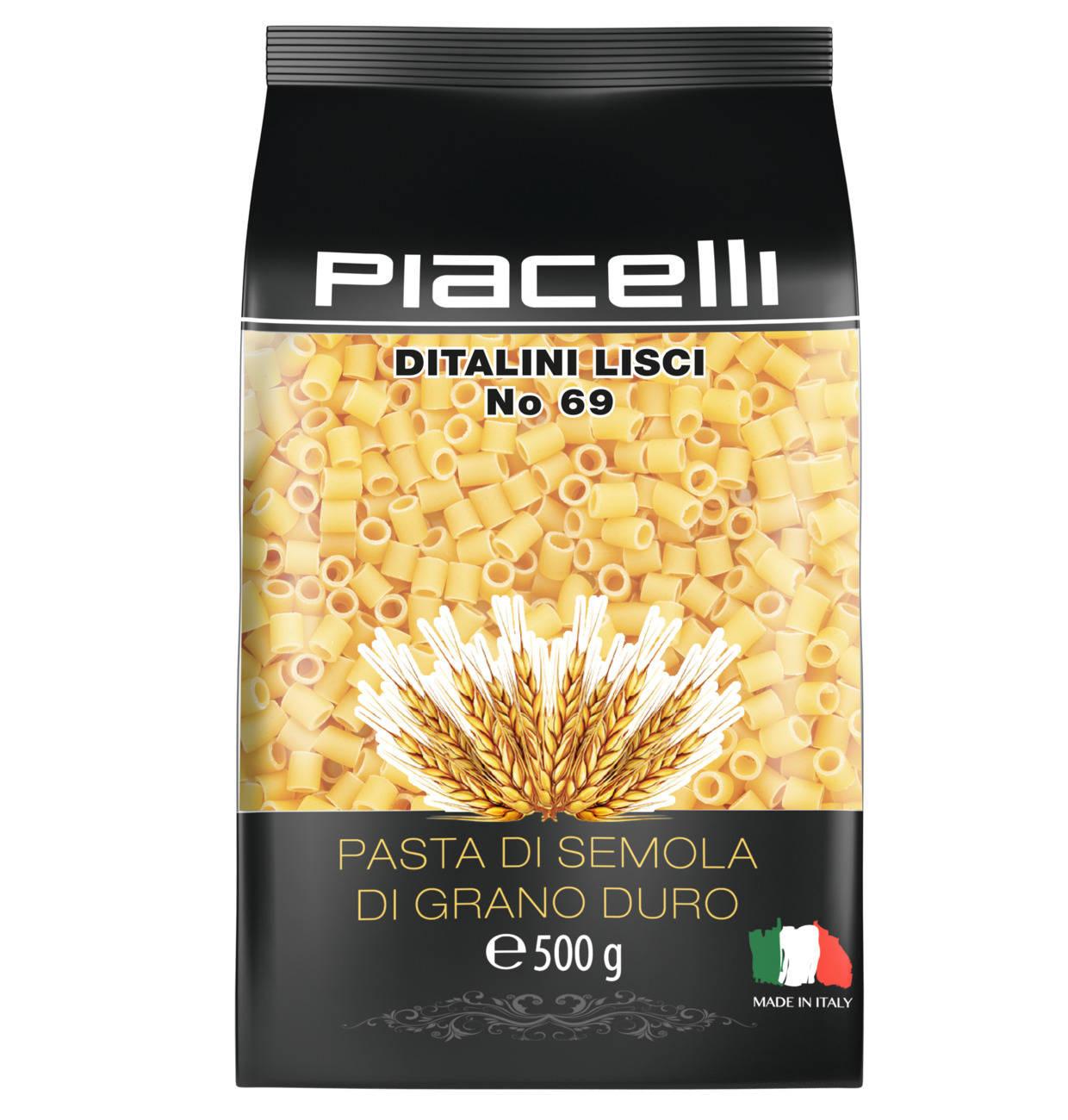 Piacelli Ditalini Lisci Nein. 69 Hartweizengrießnudeln 500