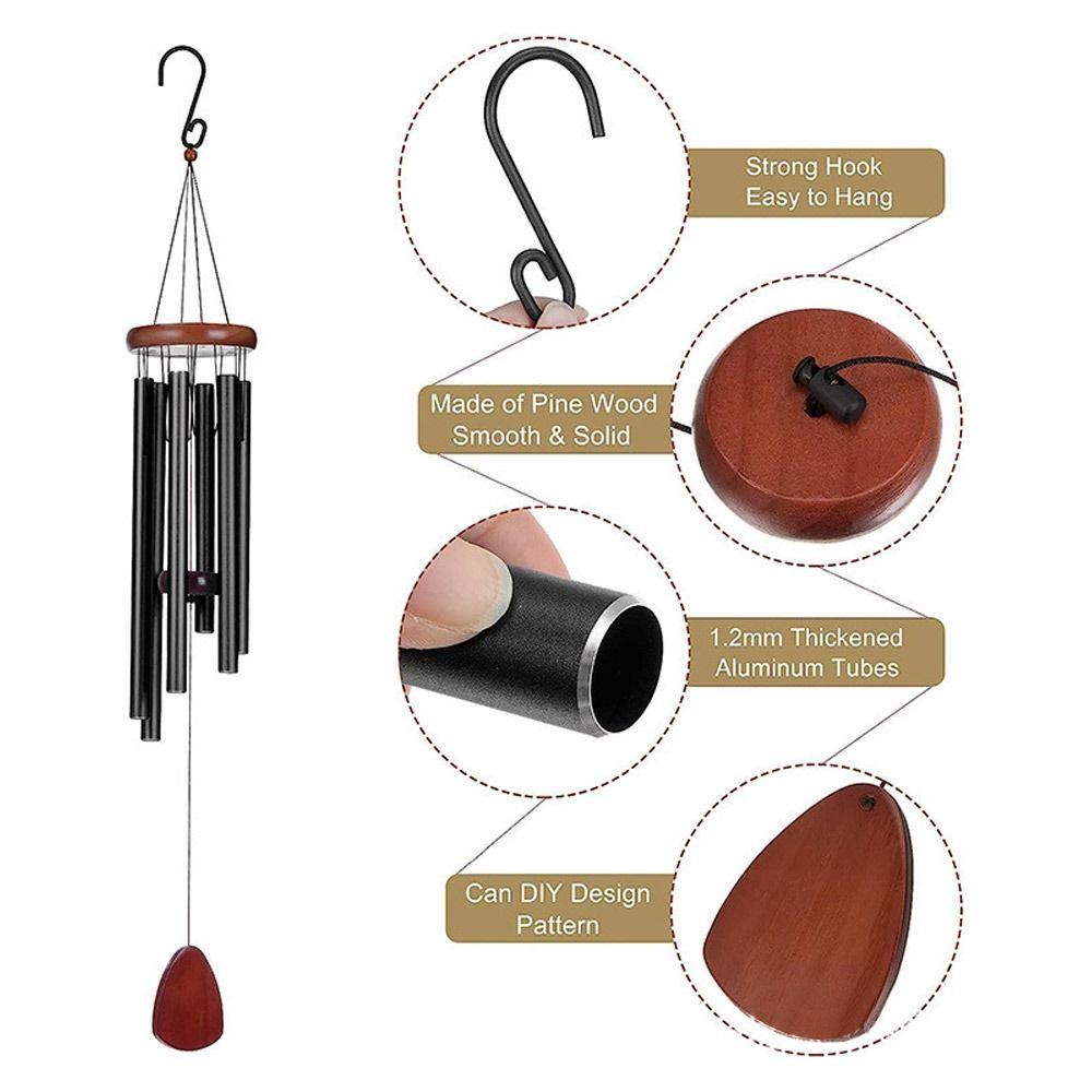 Commemorative Pendant Wind Chimes Aluminum Music Wind Chime Gift Large Wind Chimes