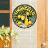Vintage 8 Inch Retro Round Metal Wall Sign Art Decor for Kitchen Home Bar