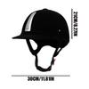 Equestrian Helmet Unisex Comfortable Velvet Horse Riding Helmet Equipment Cycling Helmet Adjustable Protection Ca p 55-62cm