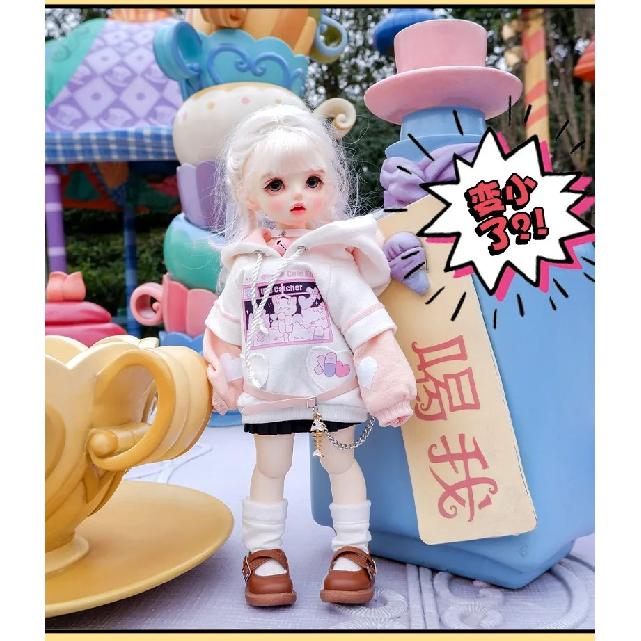 New 1/6 1/4 1/3 BJD Doll Clothes Cute Cat Sweater Hoodie Jacket for Big 1/6, Yosd, 60 30cm Doll Clothes BJD SD Doll Accessories