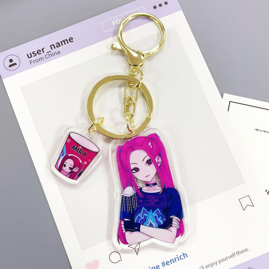 Hot Selling Witch Hunt Anime Peripheral Outdoor Student Backpack To Give To Friends Double-sided Spray Acrylic Keychain Fashion