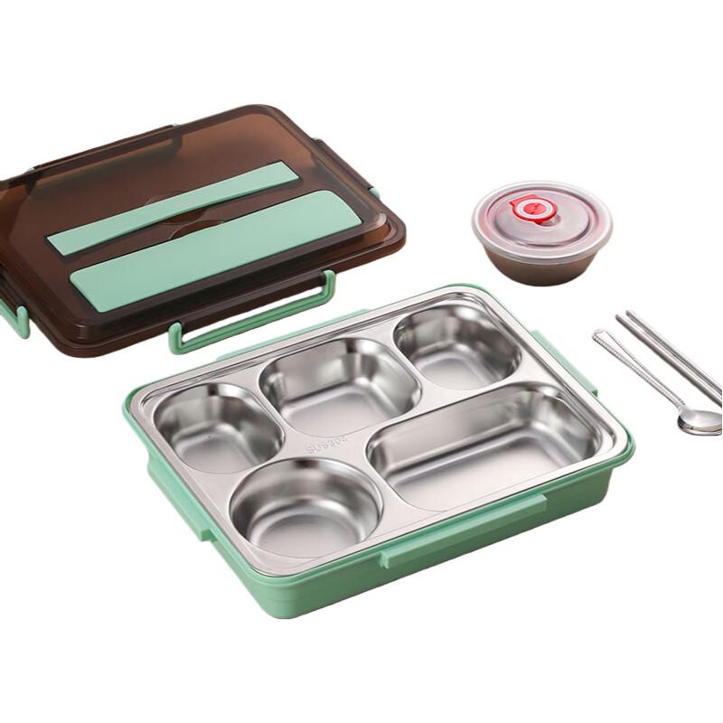

Shengjia 304 Stainless Steel 5-Compartment Lunch Box Set