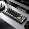 YUNZII AL71 Gaming Full Aluminum Mechanical NKRO Wireless RGB for Technical Standards Compliance Certified Crystal White 68% Keyboard, CNC, Hot-Swap,