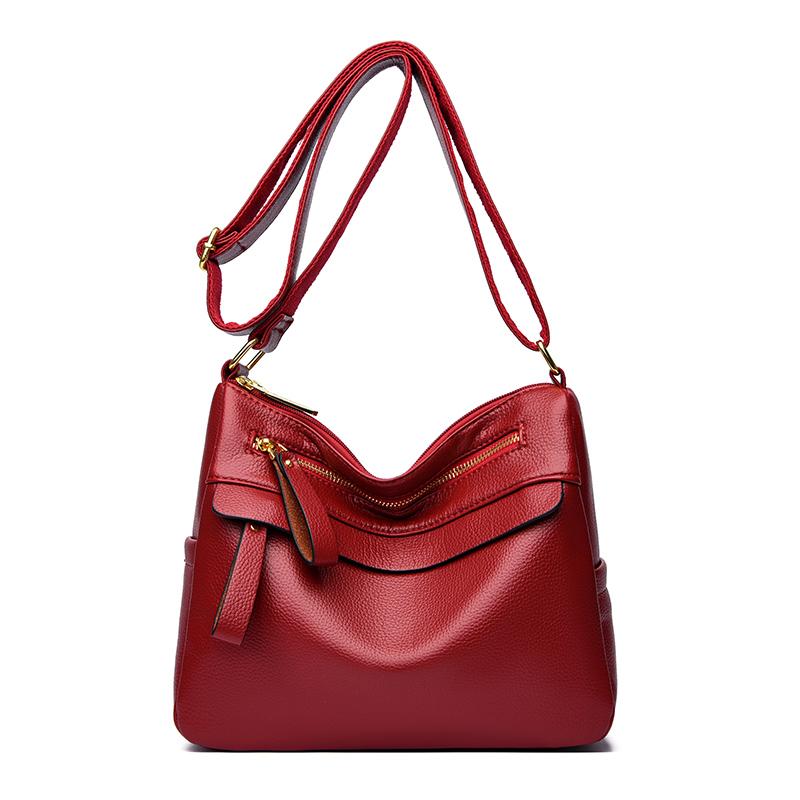 

Многофункциональная кожаная сумка через плечо для женщин Роскошные сумки Дизайнерские брендовые сумки Несколько карманов