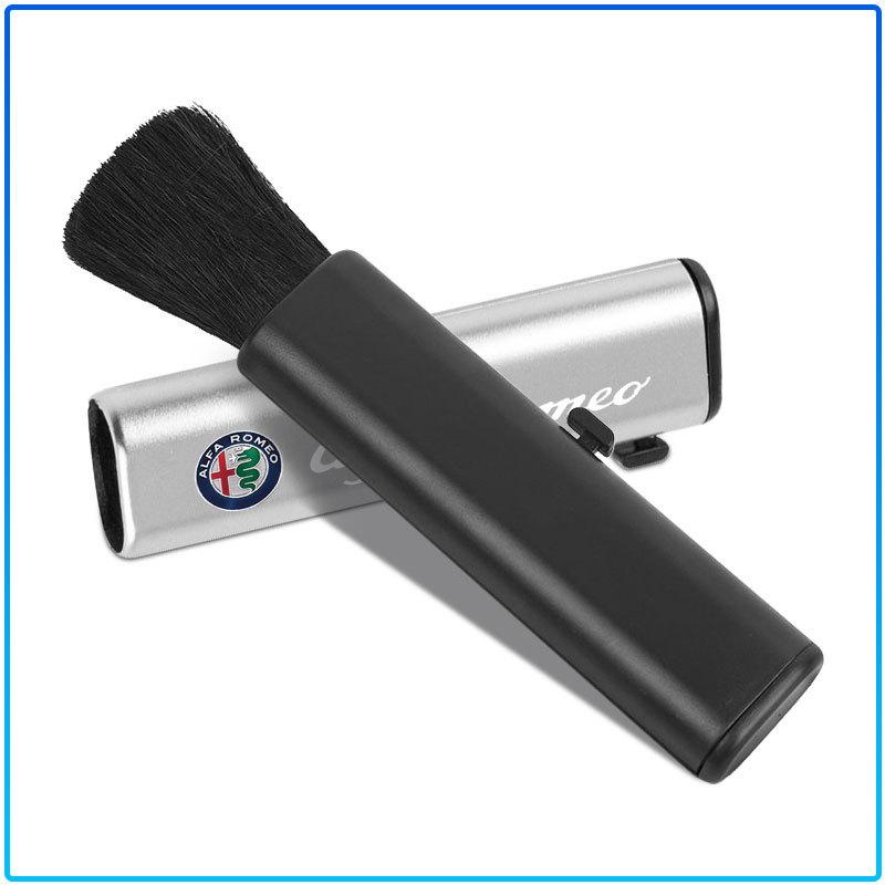 Car Air Conditioner Outlet Clean Brush Dust Remover Accessories For Alfa Romeo 147 159 Giulietta Giulia Mito Spider Alpha Nheadrest