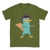 Unisex Agent Perry the Platypus T Shirts  Cotton Clothes Funny Short Sleeve Round Collar Tee Shirt 4XL 5XL TShirt
