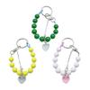 Vibrant Beaded Keychain Bag Charm Phone Chaiin Keyring for Fashion Enthusiast