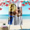 Kylian Mbappé Print Beach Towel, Large Soft Quick Dry Towel for Beach Camping Swimming