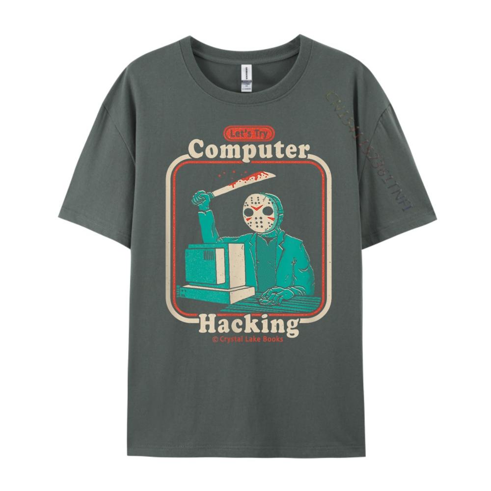 Funny Computer Hacking For Beginners Dinomike New T Shirt New In Tops & Tees Gift