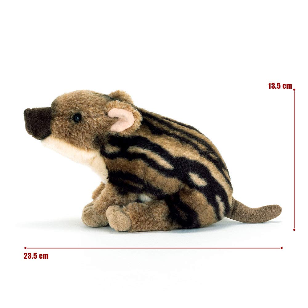 Colorata Japanese Wild Boar Plush Toy Animal Realistic Animal Wild Boar Toy Doll Gift Present Birthday Christmas Christmas Present (Realistic