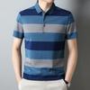 Men S Short Sleeve Polo Shirt Business Casual Dad Summer Solid Color