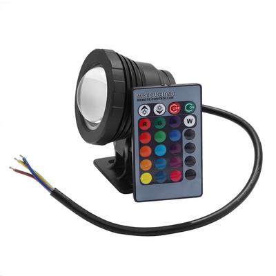 5W RGB Outdoor wasserdichte LED Schwimmbad Licht Garten Lampe mit Fernbedienung (Schwarz) 110-240V
